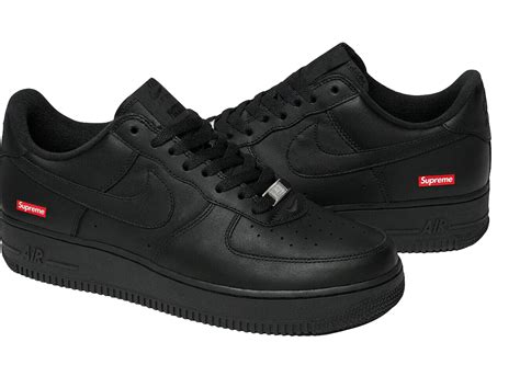 Best Shoe Deals: How to Buy the Supreme x Nike Air Force 1 Low Black ...