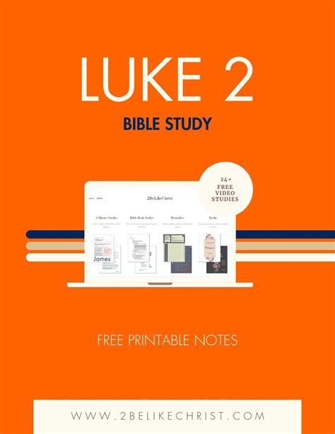 2BeLikeChrist Bible Commentary - Luke Chapter 2 — 2BeLikeChrist