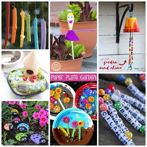 Kid's Garden Crafts: 28+ creative ideas for the little ones