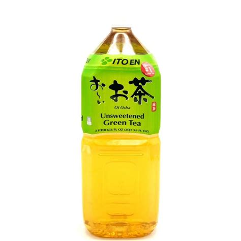 Ito En Unsweetened Green Tea - 67.6 fl oz (2 L) - Well Come Asian Market