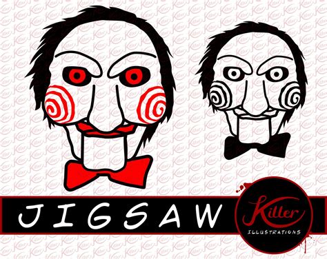 Jigsaw Vector SAW movie Clip Art Cut File Instant Digital | Etsy