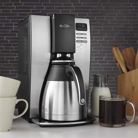 Best Buy: Mr. Coffee 10-Cup Coffee Maker with Thermal Carafe Stainless ...