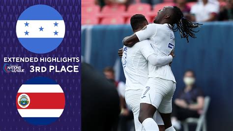 Honduras vs Costa Rica: Extended Highlights | 3rd Place Match | CBS ...