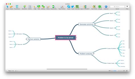 Microsoft Office Mind Map Template