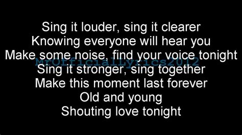 Gary Barlow - Sing (Lyrics) *HQ AUDIO* [Commonwealth] | Lyrics, Gary ...