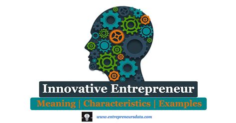 Innovative Entrepreneur: Meaning, Characteristics & Examples ...