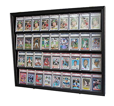 DisplayGifts Pro UV 36 Graded Sports Card Display Case for Football ...