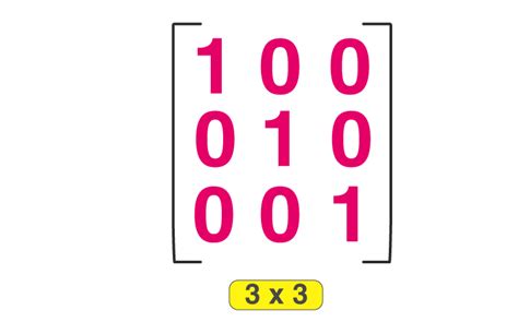 Identity Matrix (Unit matrix) - Definition, Properties and Examples