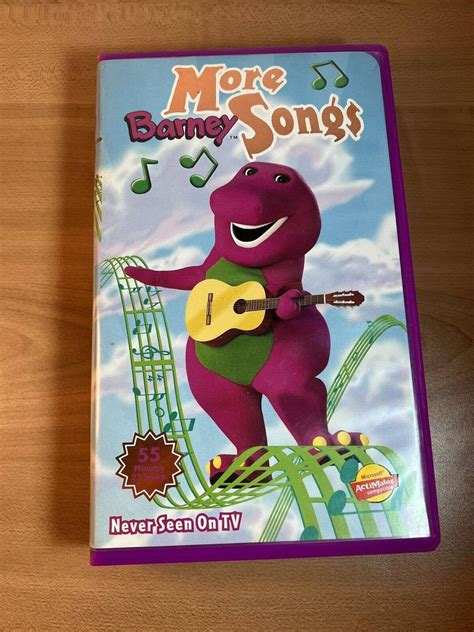 Barney More Barney Songs VHS Tape Show Never Seen on TV Clamshell Case ...