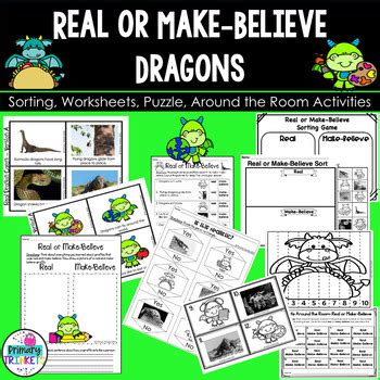 Dragons: Real or Make-Believe FREEBIE by Primary Trinkets | TPT