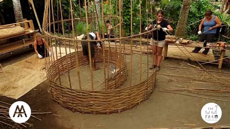 Bamboo U | Weaving a giant bamboo basket - YouTube