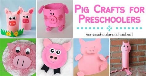 20 Pig Crafts for Preschoolers to Make