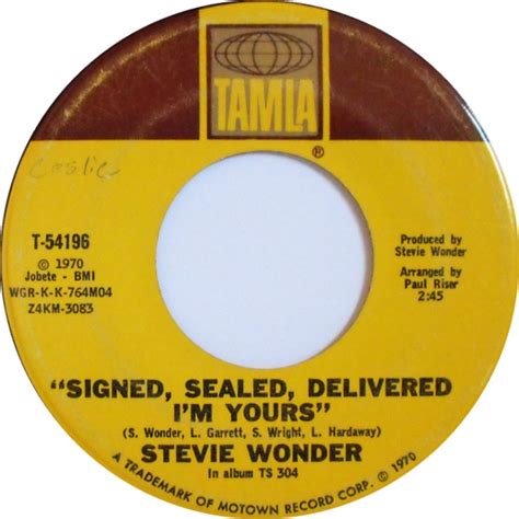 Soul Serenade: Stevie Wonder, "Signed, Sealed, Delivered I'm Yours"