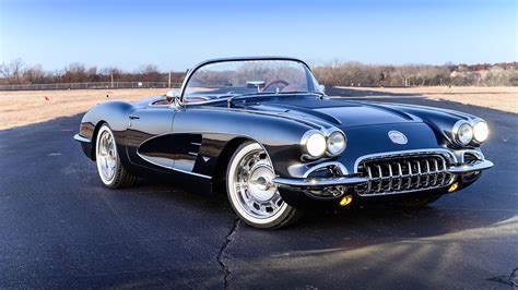 LS3 swap five speed C1 1958 Corvette restomod from the SEMA show