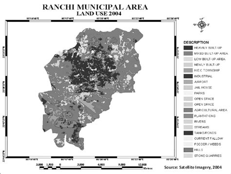 Land Use Map of 2004 Source: Satellite data. | Download Scientific Diagram