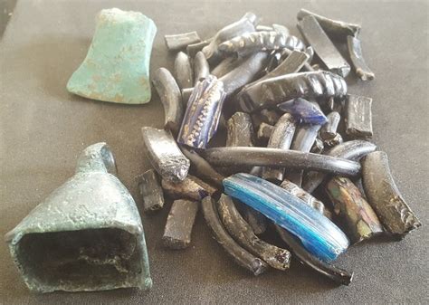 Artifacts from the Bronze age, Iron age, Roman period, 54 pieces ...