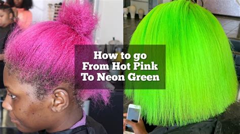 Green Over Pink Hair - 2024 HairStyles Ideas