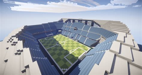 Blue stadium. Minecraft Map