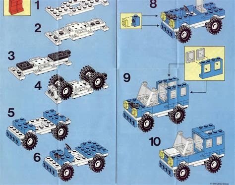 Old LEGO® Instructions | Lego instructions, Lego activities, Lego basic