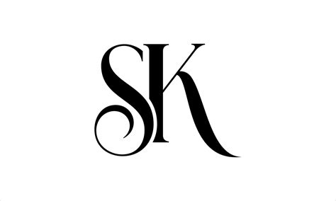 SK Logo Design. Initial SK Letter Logo Icon Design Vector Pro Vector ...