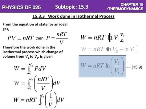 Spice of Lyfe: Work Formula Physics Thermodynamics