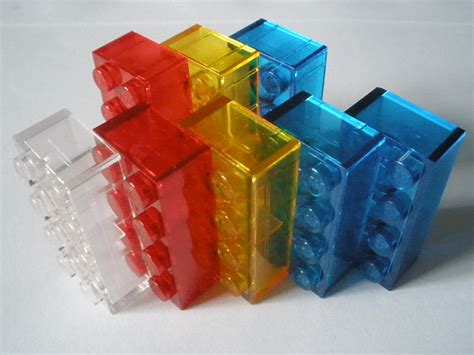 LEGO: trans colors 2x4 brick | In the front the totally tran… | Flickr