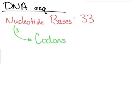 SOLVED: Question 2 Translate this DNA sequence using Genetic Code in ...