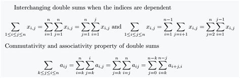 How do you use summation(∑) in LaTeX? | Sigma symbol