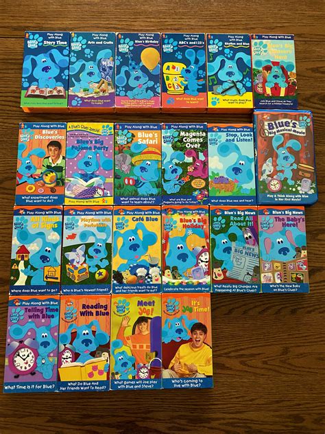 My Blue's Clues VHS Collection by richardchibbard on DeviantArt