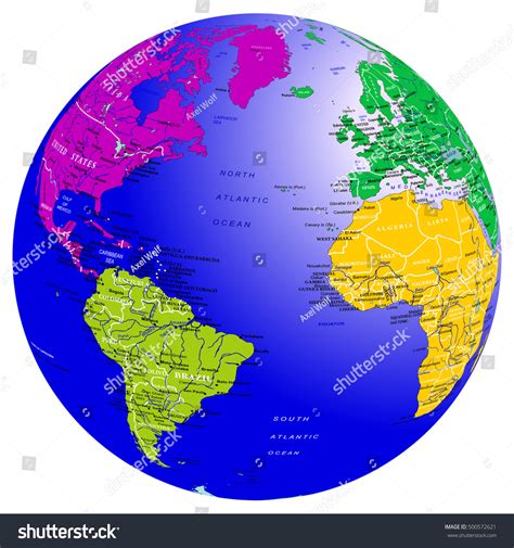 World Map Countries Globe Planet Earth Stock Vector, 41% OFF