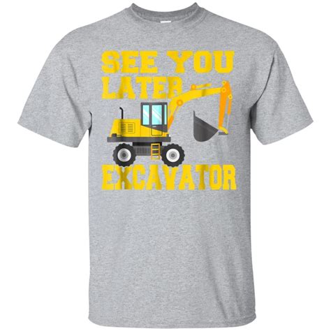 Awesome see you later excavator shirt funny toddler boy kids t shirt ...