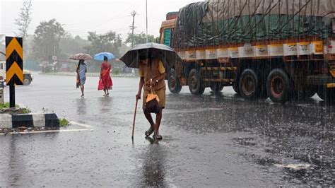 Cyclone Midhili: Heavy Rain Lashes Northeastern States, Red Alert ...