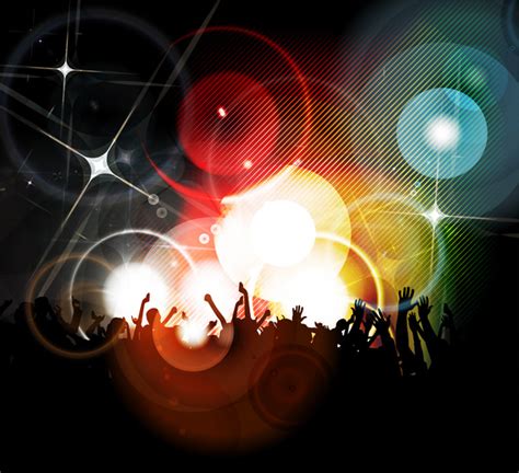 Disco party abstract background Vectors images graphic art designs in ...