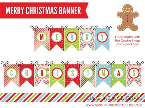 Merry Christmas Banner Printable Free This Free Merry Christmas ...