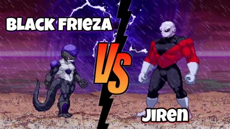 Black Frieza Vs Jiren dragon ball fights / mugen - YouTube