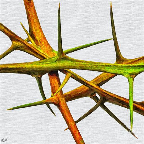 Lemon Thorns Painting by Walt Foegelle - Fine Art America