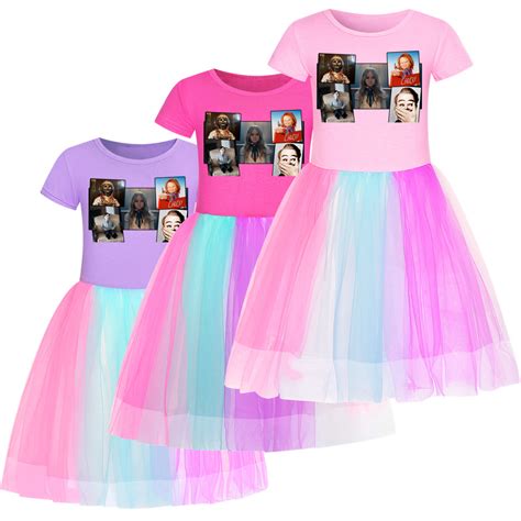 Rainbow Lace Dress for Children - M3gan Dance Theme