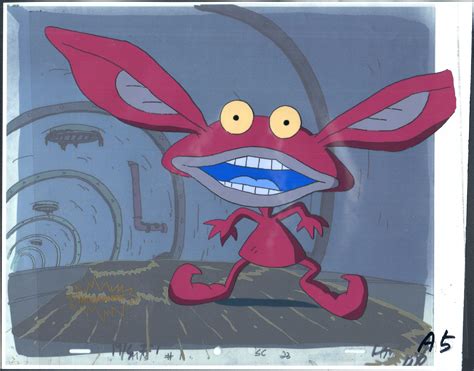 ICKIS Aaahh!!! Real Monsters production animation Cell Nickelodeon bg ...