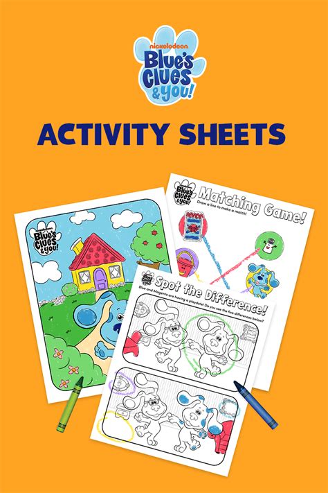 Blue's Clues & You! Activity Sheets | Nickelodeon Parents