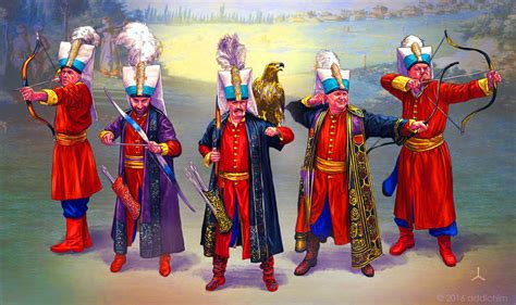 Ottoman Janissaries archers | Historical art, Islamic paintings ...