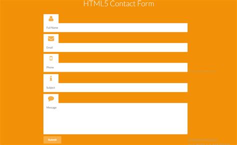 12 Best Free Html5 Contact Form & Contact Us Page Templates in 2022