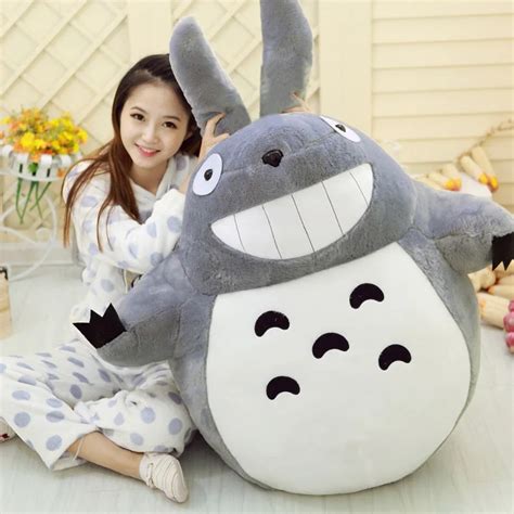 Totoro, Plush, Anime 45cm Totoro Plush Toy Doll Cute Totoro Doll Cotton ...