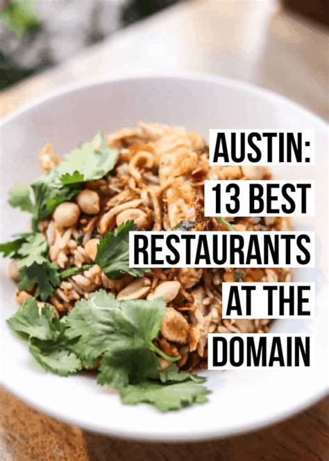 Austin: 13 Best Restaurants at The Domain - Female Foodie