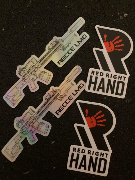 Red Right Hand Sticker Pack #1 - Red Right Hand, LLC