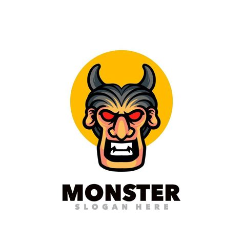 Monster head logo 29168083 Vector Art at Vecteezy