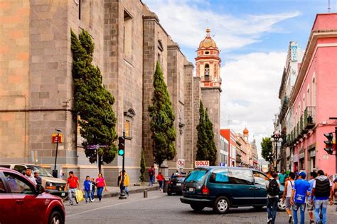 Architecture of Puebla, Mexico Editorial Stock Photo - Image of large ...