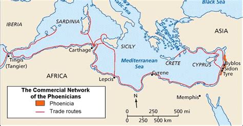 Phoenician Trade Network (Illustration) - World History Encyclopedia