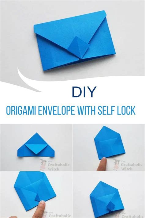 DIY Origami Envelope with Self Lock