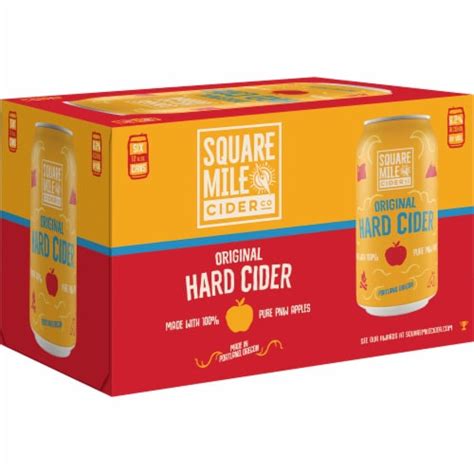 Square Mile Cider Co. Original Hard Cider, 6 pk / 12 fl oz - King Soopers