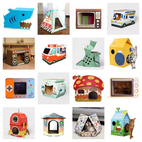 Quirky And Cool Cardboard Cat Houses – Meow As Fluff